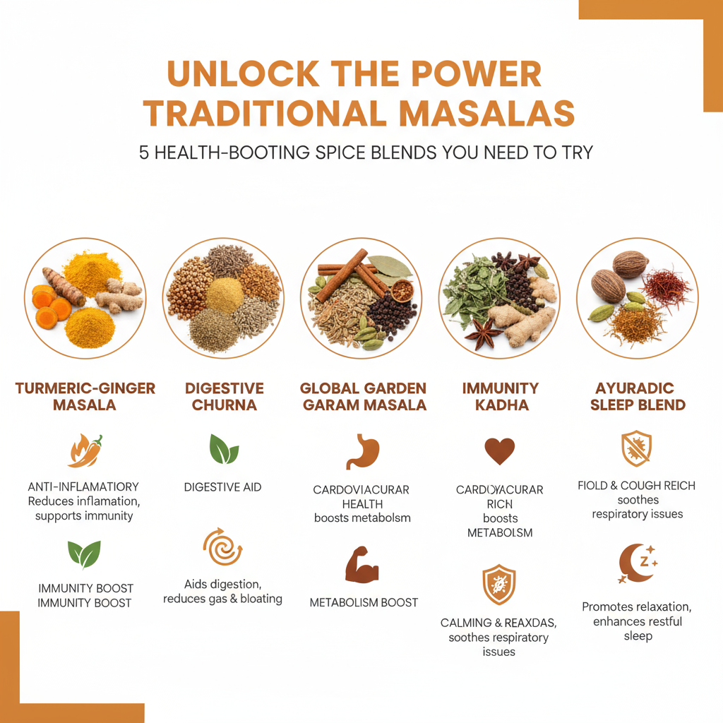 Unlock the Power of Traditional Masalas: 5 Health-Boosting Spice Blends You Need to Try