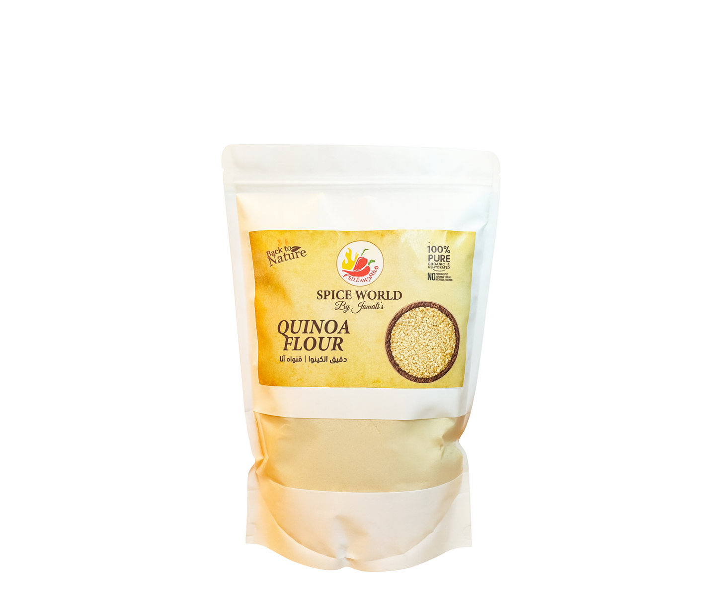 Quinoa Flour With Dehydrated Vegetables